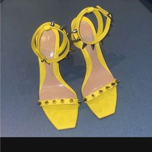 Alexander McQueen Yellow Heels w/ Spike